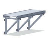 000 mm. Acabado de serie del peldaño y la plataforma en aluminio estriado o en rejilla en acero (recomendado para exteriores). Longitud de plataforma a medida.