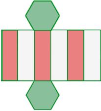 V=A base h Área de un prisma: es igual a la suma del área lateral más dos veces el área de la base.