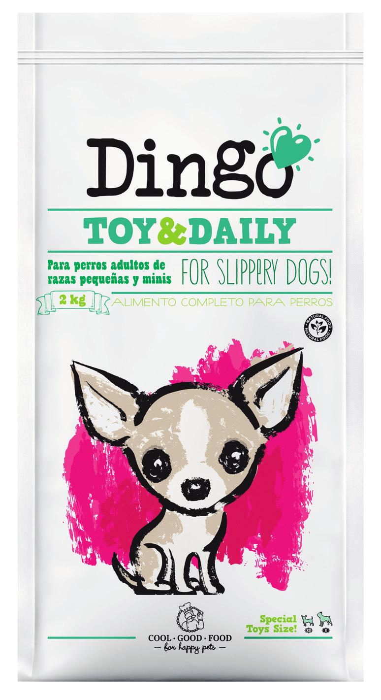 DINGO TOY & DAILY R586 R43 1,5 kg Alimento completo, natural y equilibrado para perros de raza pequeñas y minis con una actividad diaria normal.
