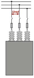 Condensadores y baterías, MT Baterías de condensadores MT densadores Es habitual la utilización de diferentes MT.