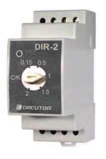 Reguladores automáticos de energía reactiva DIR2 Relé de reactiva de 1 paso.