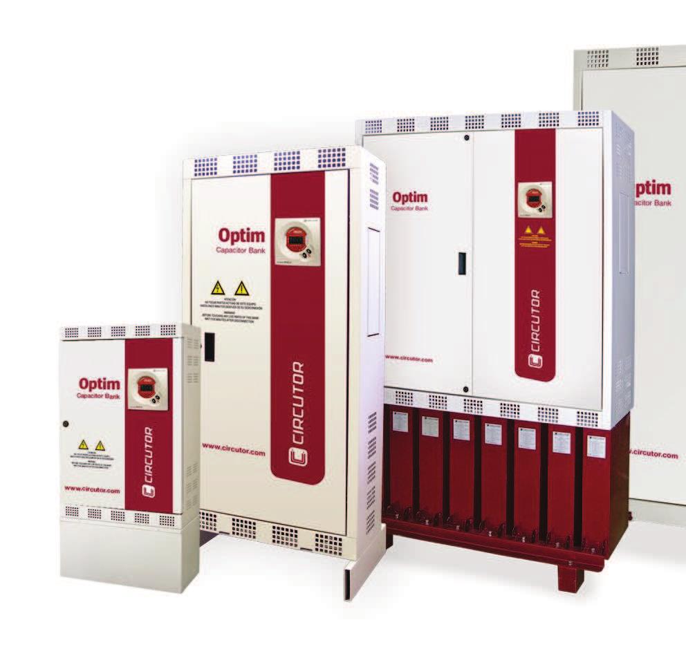 Baterías automáticas de condensadores OPTIM Baterías automáticas de condensadores Descripción Las baterías automáticas de condensadores serie OPTIM son equipos diseñados para la compensación