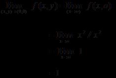 Si f(x,y) tiende a (0,0) a lo largo del eje Y entonces la coordenada x siempre será cero y la función