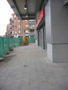 del casco urbano de Fuencarral, solo accesible mediante carrilbici desde la