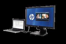 más fácil con el ligero monitor con retroiluminación HP U160 de 39,6 cm (15,6").