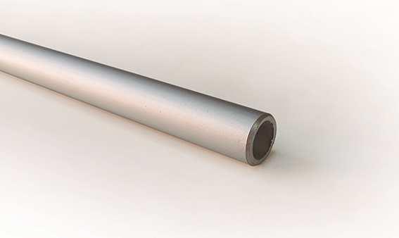 anodizado natural (Tira x 3 m) $ 5,24 x tira 10 tiras T25 Perfil de aluminio tubular 24,5 mm.