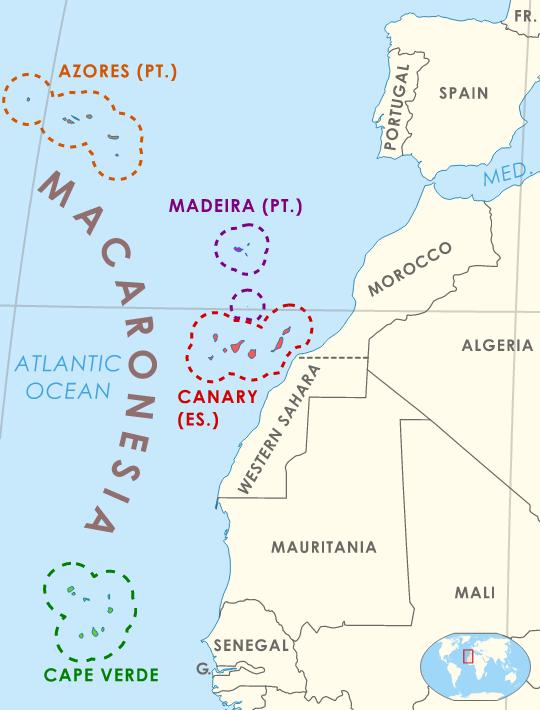 2. EL ROBLEMA aís Nº Islas Sup (Km 2 ) oblación (hab) Azores ortugal 9 2.333 246.