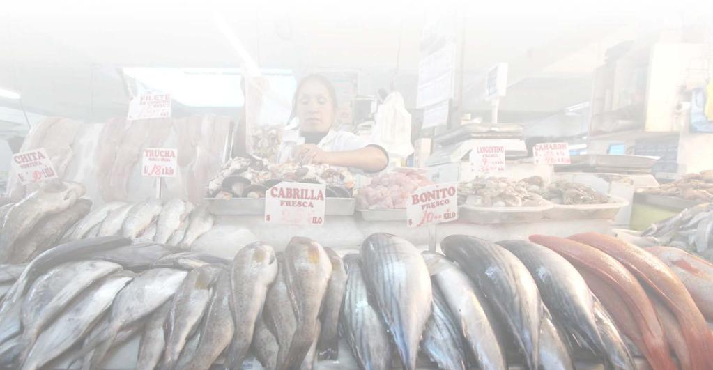 En noviembre, precios de pescados disminuyeron por mayor oferta En el presente mes, pescados y mariscos también presentaron una variación negativa de -5,6%; manteniendo similar resultado negativo de