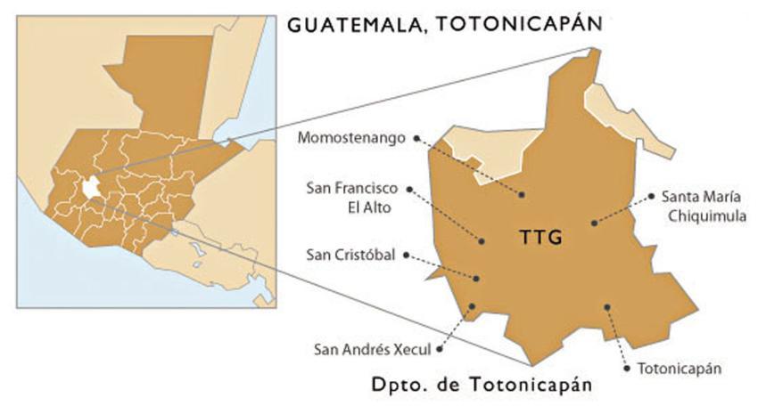 Contexto Datos importantes Cabecera: Totonicapán Extensión: 1,060 Km 2 Población 2007: 420,201 Hab.