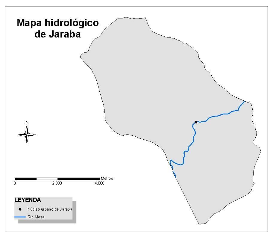 Fuente: SITAR. Elaboración propia. Tanto en el municipio de Jaraba como en los de Calmarza e Ibdes, las márgenes del río Mesa son las zonas donde fluyen al exterior las aguas de los manantiales.