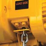 El cable alivio tensión se amolda a la cuerda botonera para mayor soporte y confiabilidad. El botón ten ción E es estándar en todos los botoneras.