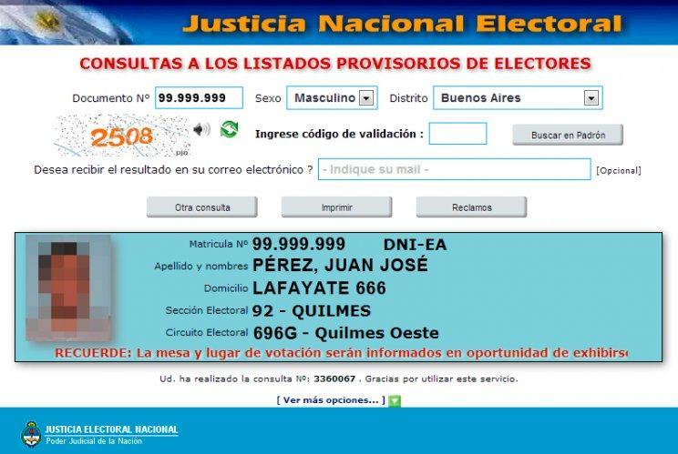 PADRÓN ELECTORAL Cierre del Registro de Electores: