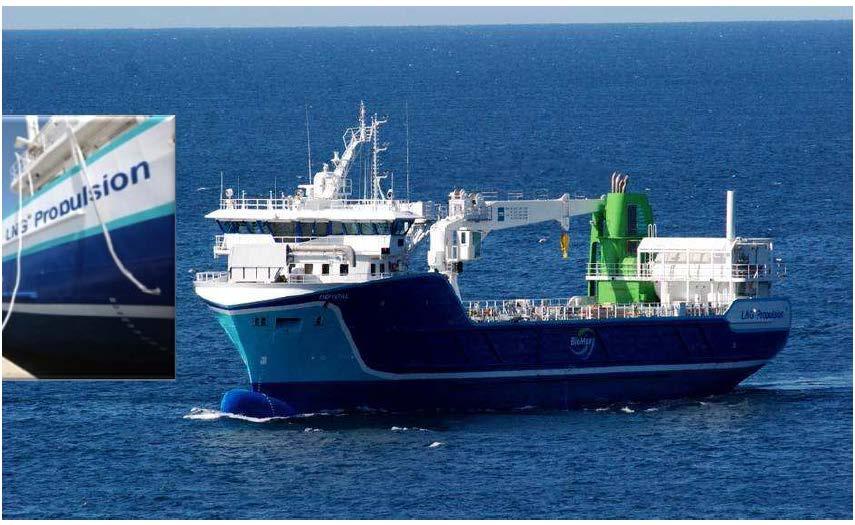 4. Servicios de Bunkering en España Desde el 30 de junio de 2012, Enagás ha demostrado la capacidad del sistema para atender las necesidades de Bunkering El barco mercante propulsado por GNL, MS