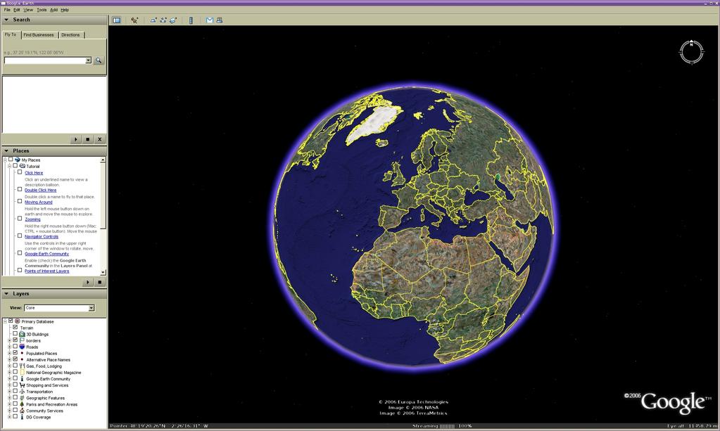 3.Antecedentes Mapas online: Bing/Yahoo/Google Maps/Earth