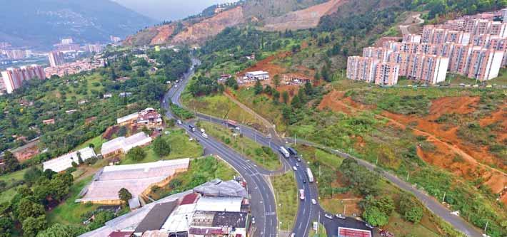 Devimed DESCRIPCIÓN Concesión de primera generación que comprende la Autopista Medellín-Bogotá en el tramo desde Medellín hasta Caño Alegre y la malla vial de Oriente que conecta a Medellín con el