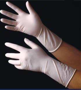 GUANTES Los guantes son implementos elaborados de látex o caucho sintético que evitan la transmisión de microorganismos.