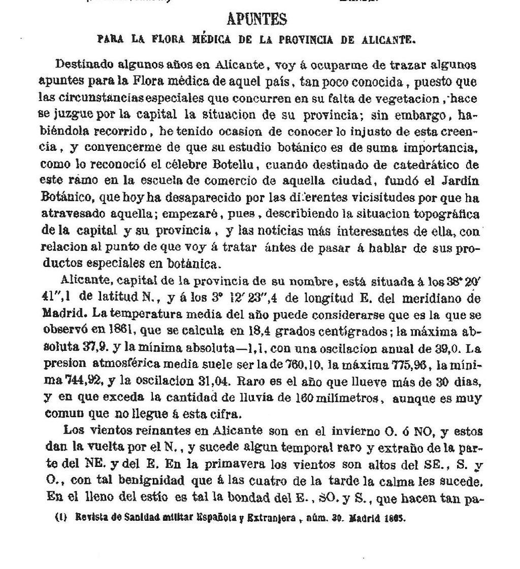 Modesto Salazar y la flora medicinal alicantina ANÓNIMO (1868) Empleos y destinos. El Restaurador farmacéutico, año 24, 9, 1 de marzo, 143. ANÓNIMO (1872) Cuarto aniversario de Don Modesto de Salazar.