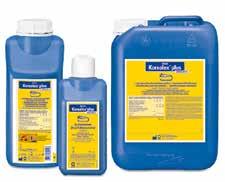 DESINFECTANTE KORSOLEX PLUS (cloruro didecildimetilamonio) Desinfectante y detergente para instrumentos y endoscopia. Sin aldehídos y con potente efecto limpiador.