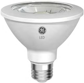 LED PAR30 La lámpara LED PAR30 de GE es la nueva generación de lámparas LED que asocia su moderno diseño a un producto aún más eficiente y, con el nuevo control Glare Free, que evita el brillo