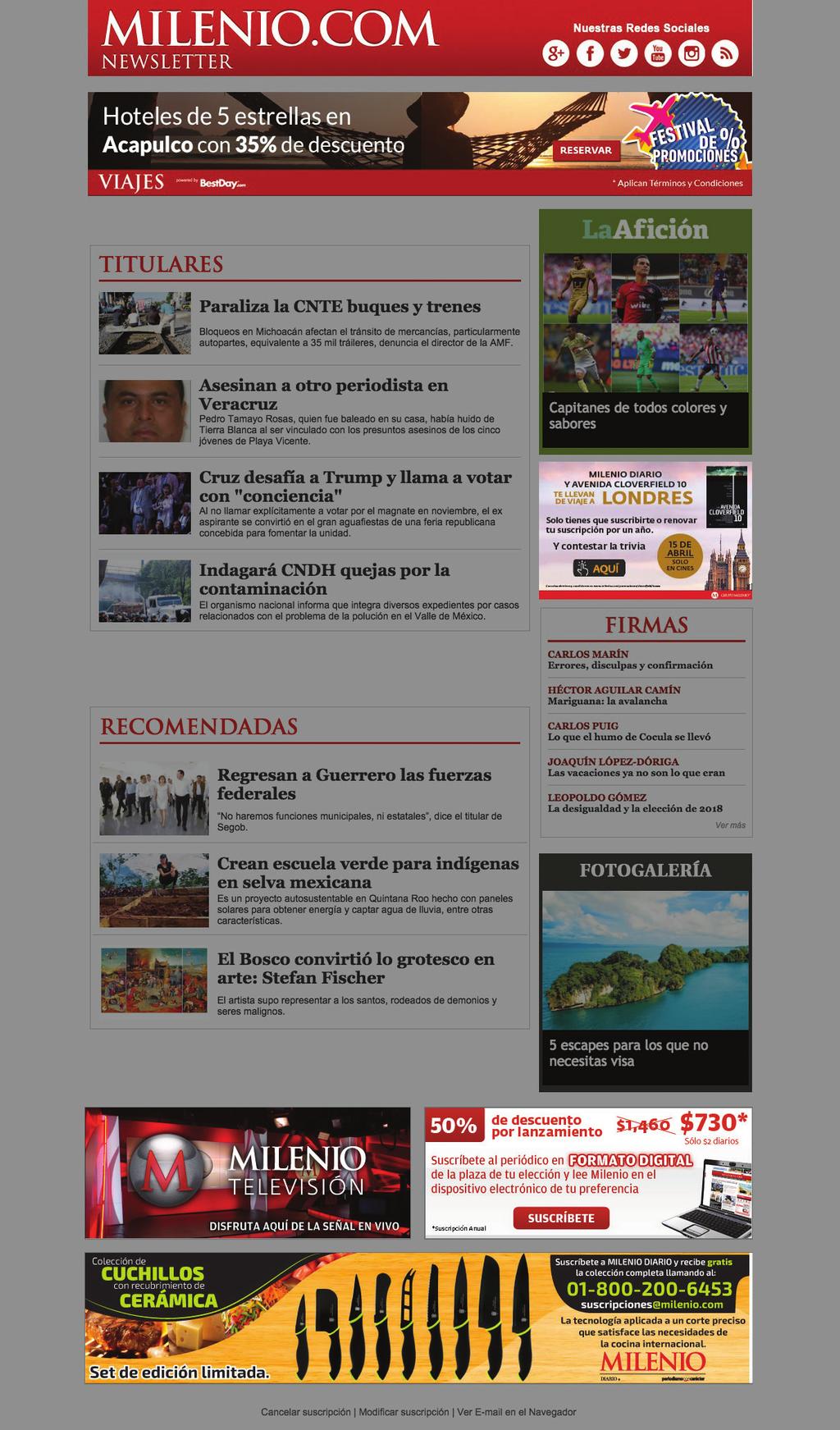 WEB NEWSLETTER Boletín de NoticiaS (1) (2) header(1) SMALL BANNER(2) 960 x150 px 308x200