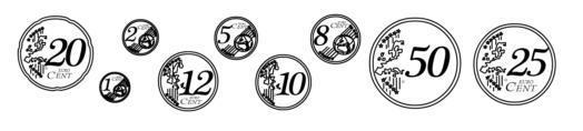 Monedas de euro 14.