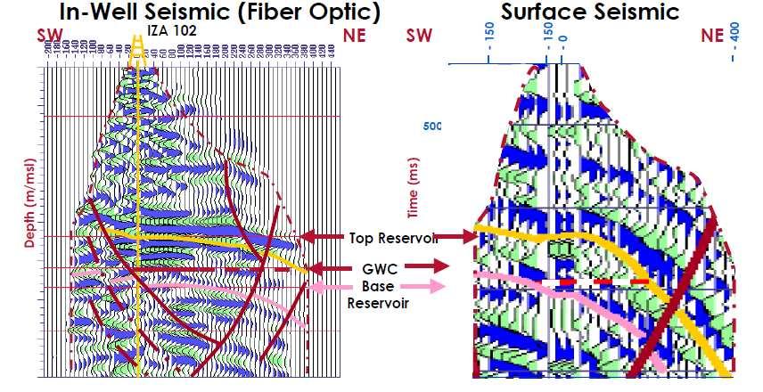 56 Fibra Óptica de Sísmica Es la encargada de transmitir los datos sísmicos y es ocupada en las operaciones de sísmica en el fondo del pozo. La característica que presenta es la nitidez de sus datos.