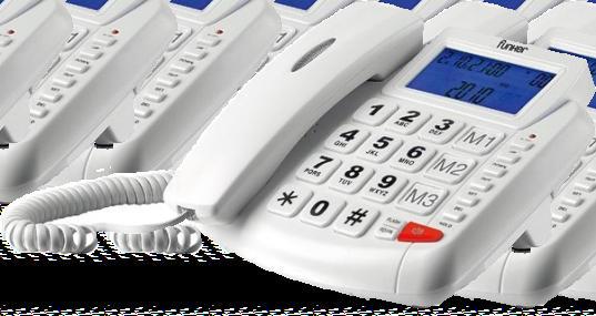 El nuevo Funker D20 es un teléfono para red fija diseñado para ofrecer máxima comodidad y