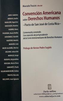 Ilustración 37 portada de la obra Convención Americana sobre Derechos Humanos: Pacto de San José de Costa Rica: comentada y anotada: con mención de jurisprudencia de la Corte Interamericana de