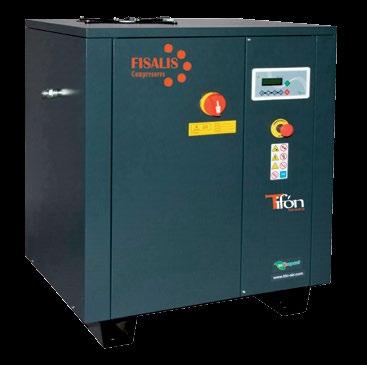 Compresores de tornillo Serie Tifón Estacionarios La serie Tifón, son compresores de tornillo estacionarios, lubricados por aceite y transmisión mediante correas POLY-V.