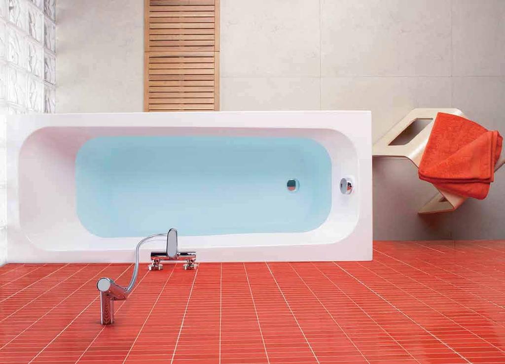 Nexus Pura geometría Geometría sencilla pero muy bien definida, la bañera respira modernidad.