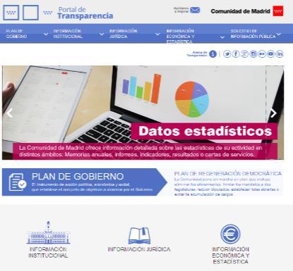 Plan Regional de Control de la Seguridad Alimentaria 2016-2020 Versión actualizada en 2018-18 El principio de transparencia en la Comunidad de Madrid se vehicula a través de las siguientes webs: El
