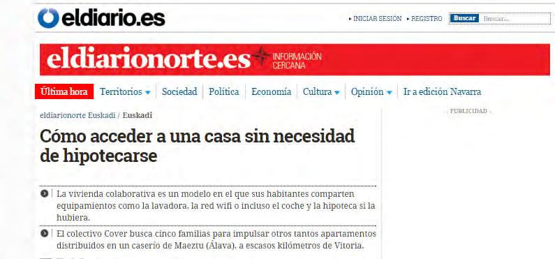 Otro artículo ilustrativo para hablar de la vivienda colaborativa y el COHOUSING (Año 2013) http://www.eldiario.es/norte/euskadi/acceder-casa-necesidad-hipotecarse_0_136136438.