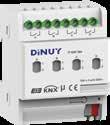 Dinulink KNX Actuadores IT KNT 001: Actuador Conmutación 2 canales / Persiana 1 canal Actuador de conmutación de 2 canales o de persianas/toldos de 1 canal.