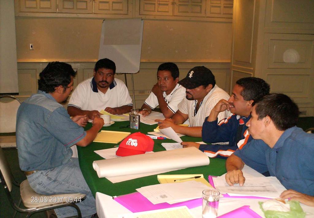 Proyecto RLA/06/M03/SPA Fortalecimiento de los sindicatos ante los nuevos retos de la integración en América Latina ENCUENTRO-TALLER SINDICAL AGENDA SINDICAL UNITARIA PARA LA