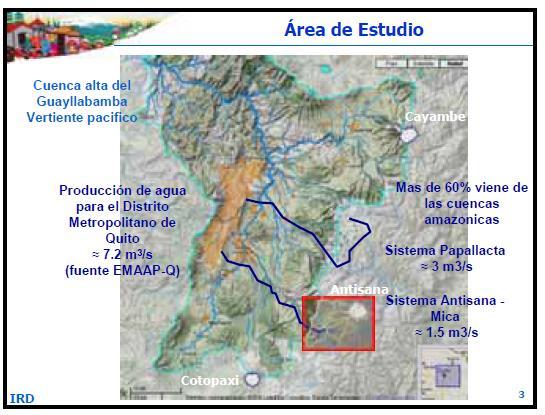 3. Modelación hidrológica de páramos y glaciares en relación con la oferta de agua de la hoya de Quito Caso del Antisana.