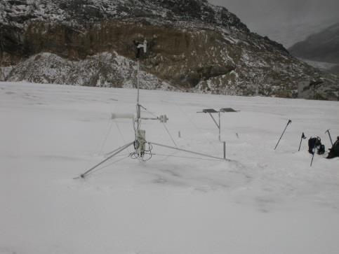 Zona de Estudio Disponibilidad de datos Zona glaciar: (Artesonraju, Yanamarey et Uruashraju)