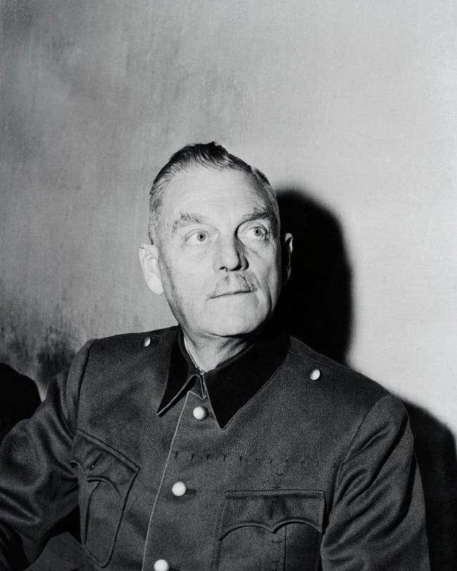 1945. Wilhelm Keitel, comandante del Estado Mayor de las fuerzas armadas del