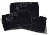 P76 Almohadilla de Fibra Negra Mayor duración abrasiva y mayor remoción de cochambre P76 Uso Sugerido: Trabajo pesado para materiales como metales de parrillas y quemadores de cocina;