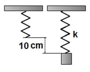 Slide 21 / 31 21 Un bloque pesado cuelga de un resorte en posición vertical La energía potencial elástica almacenada en el