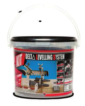 delta levelling system sistema de colocación de cerámica de gran formato, eliminando las cejas de colocación y mejorando el