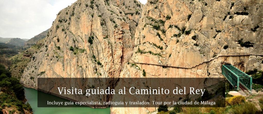 ElCaminito del Rey, que se encuentra en el Paraje Natural Desfiladero de los Gaitanes, es una ruta que se realiza por una pasarela anclada a las paredes rocosas de una garganta formada por el río