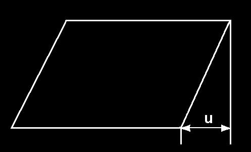 Falta de escuadra La falta de escuadrado u es la proyección ortogonal del borde transversal sobre el borde longitudinal, y no debe de ser superior al 1% de la anchura real Rectitud en bordes (efecto