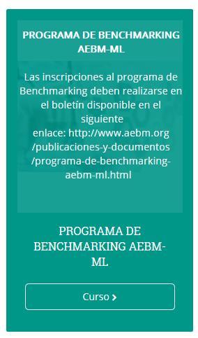 Los informes de AEBM ML en la web, uso para los profesionales. Públicos: definen el estado del arte a partir de los datos de los participantes http://www.aebm.