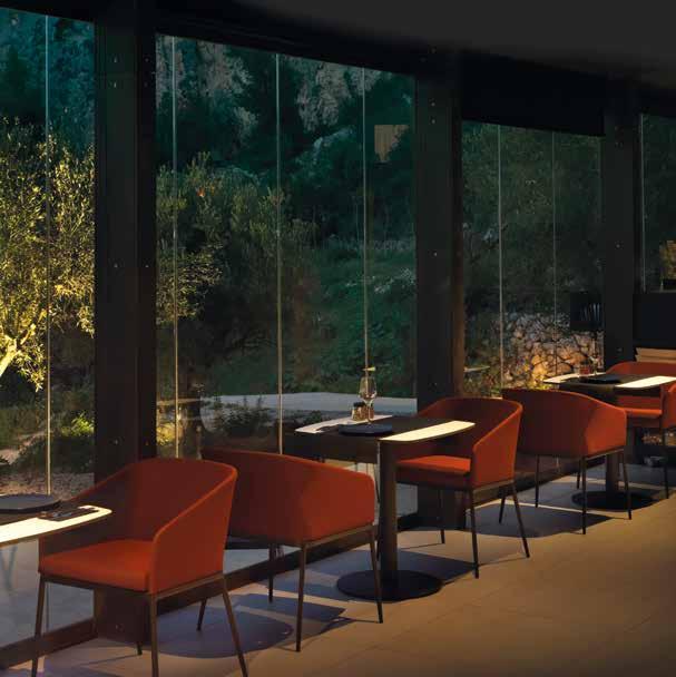 Nuevas sensaciones indoor y outdoor C190D SENSO CHAIRS Sillón comedor 3D Mesh / dining armchair 101 black omega