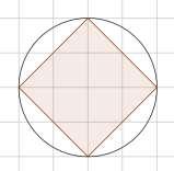 Solución: En un rombo, los ángulos opuestos son iguales. Por otra parte, en un cuadrilátero inscriptible, los ángulos opuestos suman 180º.