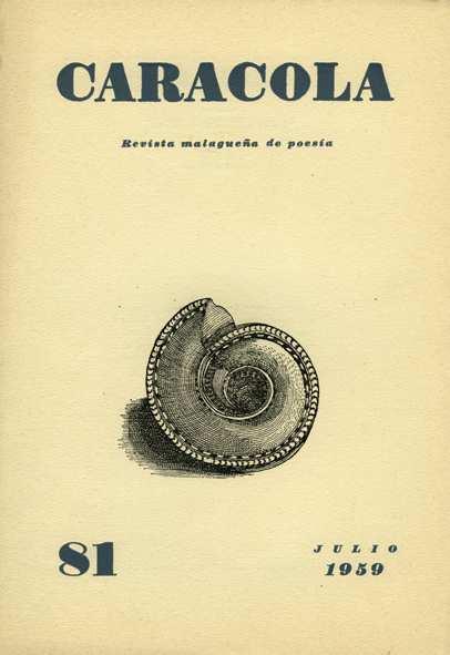 Canciones de Ronda / Pedro Pérez-Clotet En: Caracola : revista malagueña de poesía. -- Málaga : [s.n.], 1959. -- Año VII, n. 81, julio, p.