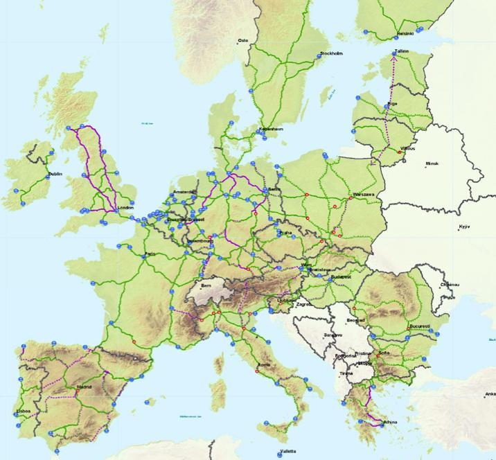 Planificación de redes transeuropeas