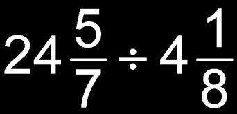 El producto exacto estára entre 21 y 32. b. Si ignoramos las partes fraccionarias, 24 4 = 6.