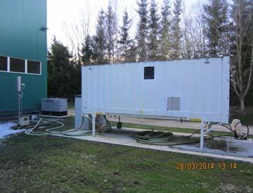 3. Opción de valorización: Biometano Fluctuaciones estacionales en el consumo de energía térmica de Tauern SPA Biogas upgrading unidad de demostración (por Salzburg AG)