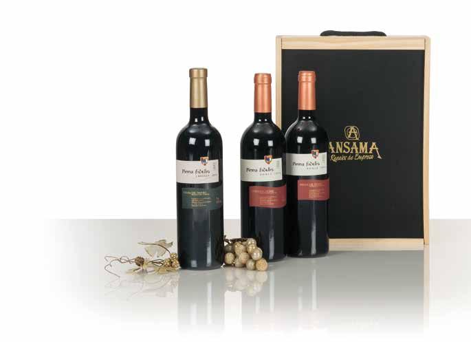 2 Botellas Tinto Rioja Alta Crianza 2014 Ederra 75 cl. 1 Caja de Madera 55x37x11. P.